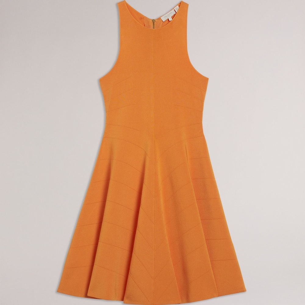 New Ted Baker London Salny Knit circle skirt mini Dress - Picture 7 of 14